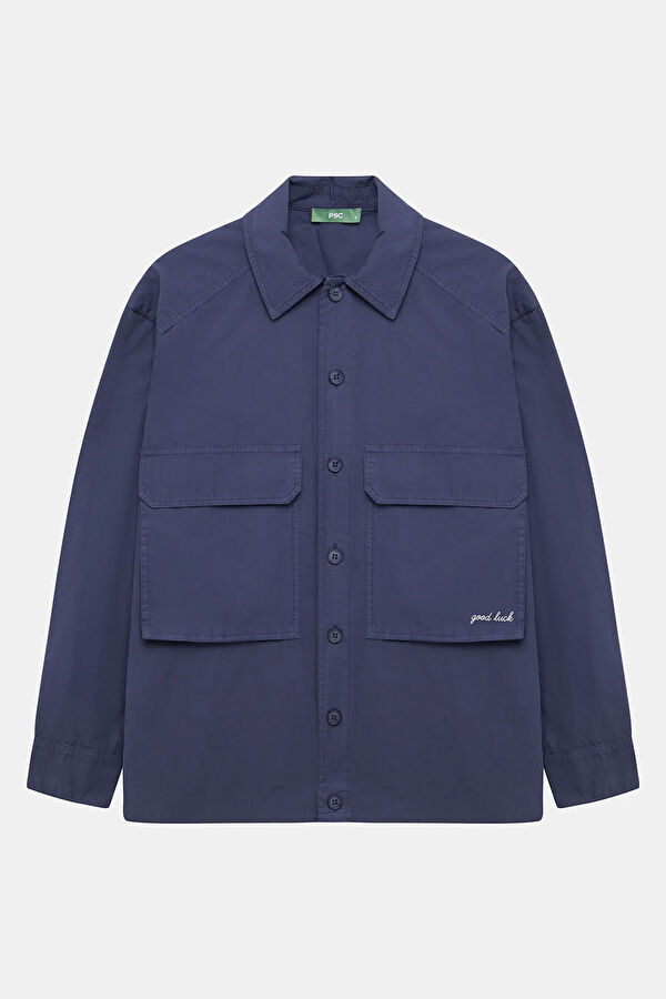 Navy Blue Men's Shirt