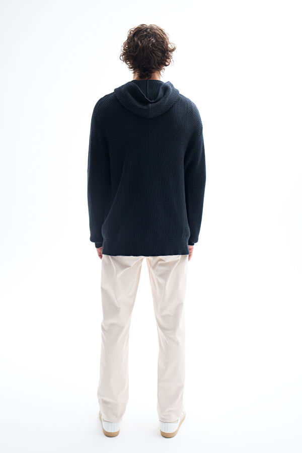 Black Knitted Men's Cardigan 2