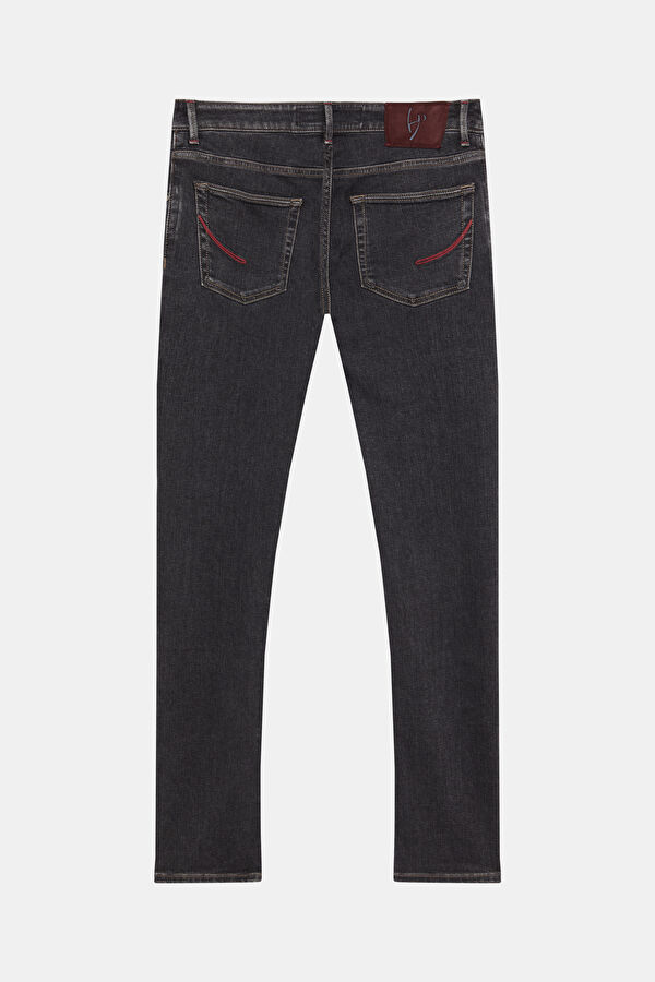 Gri Boru Paça Jean Erkek Pantolon 2