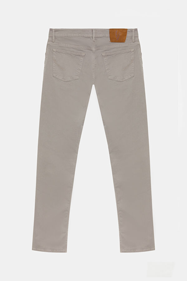 Grey Straight Leg Jeans Men's Trousers 2