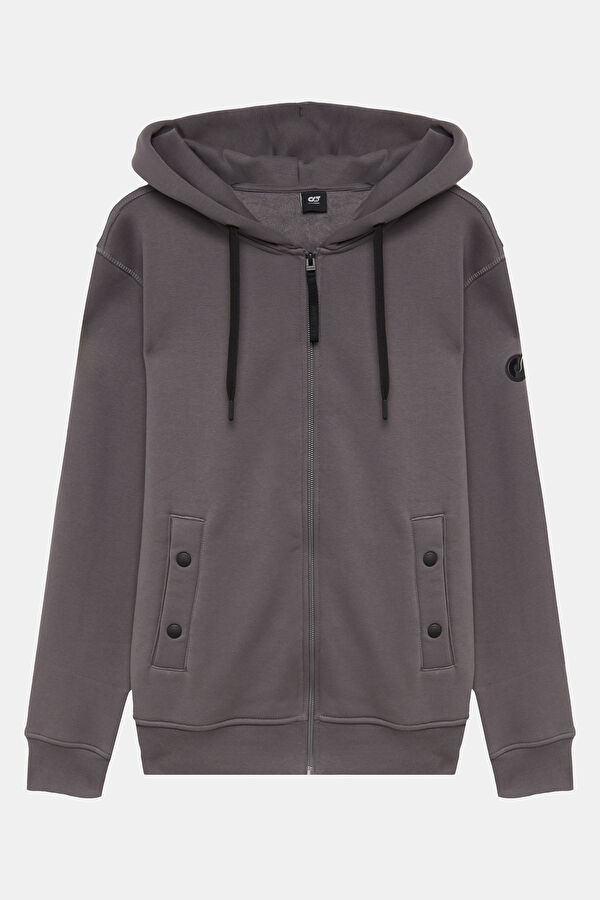 Anthracite Zippered Men's Jacket 3