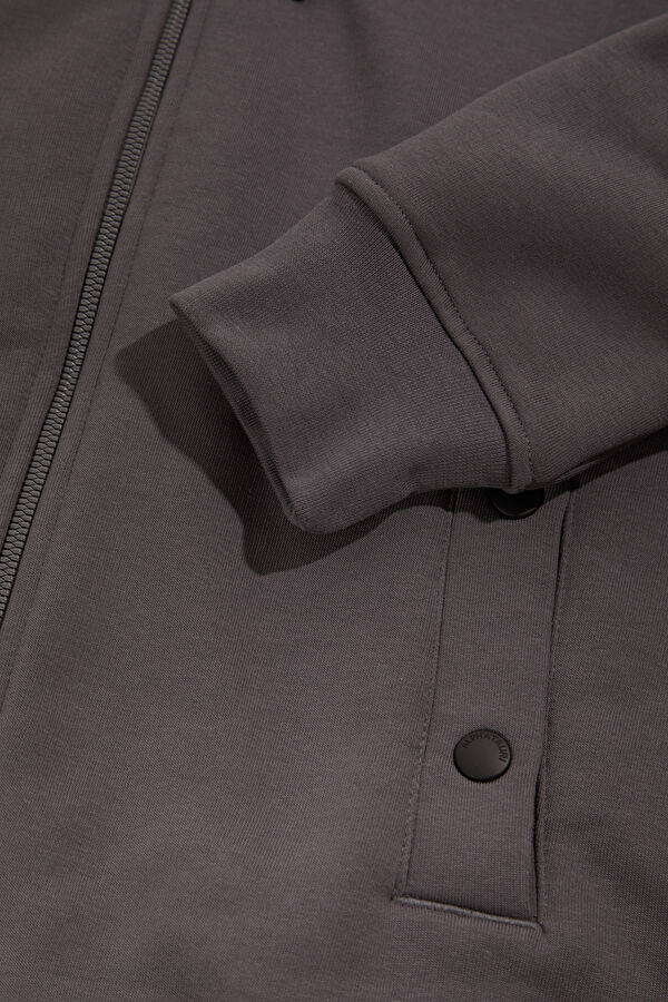 Anthracite Zippered Men's Jacket 6
