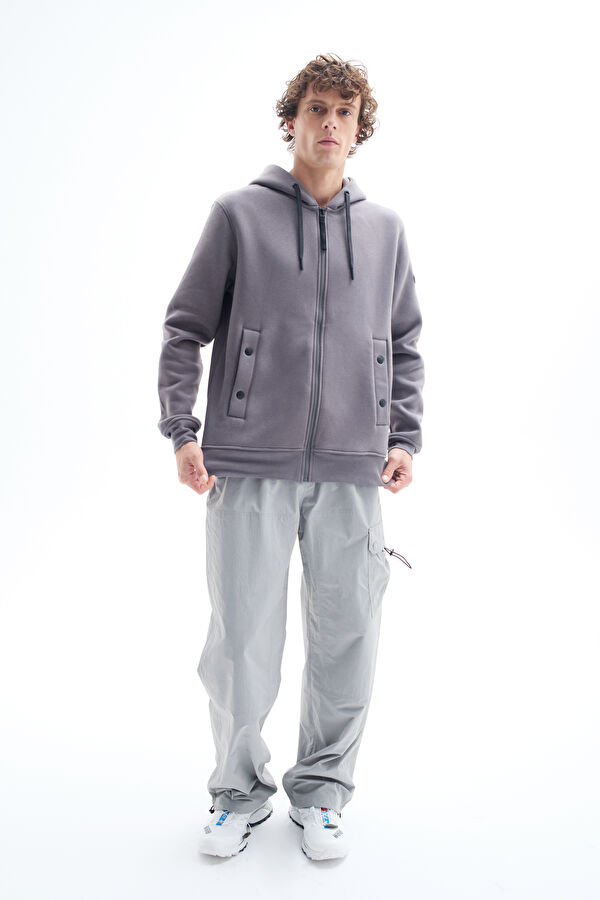 Anthracite Zippered Men's Jacket