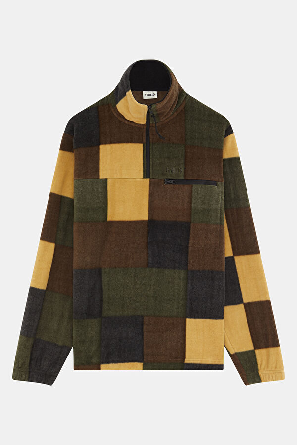 Brown Crew Neck Men's Sweatshirt