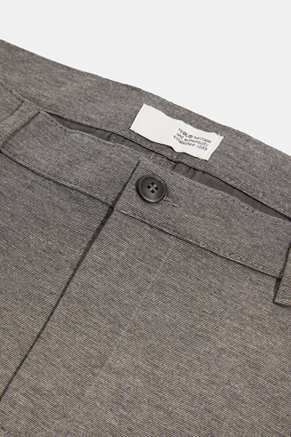 Dark Grey Men's Trousers 3