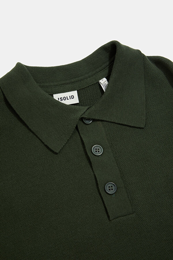 Green Knit Men's Sweater 3