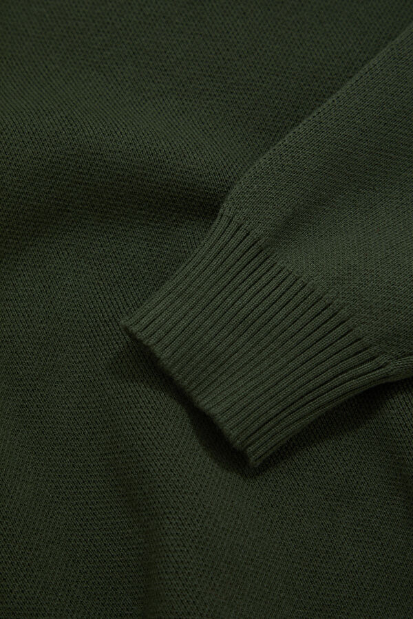 Green Knit Men's Sweater 4