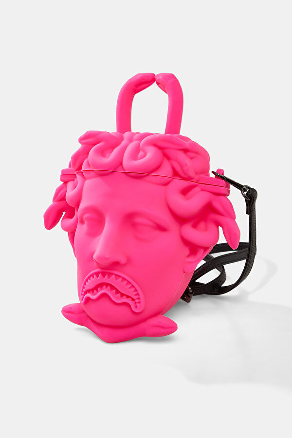 Met Medussa Marble Statue Head Çanta 5