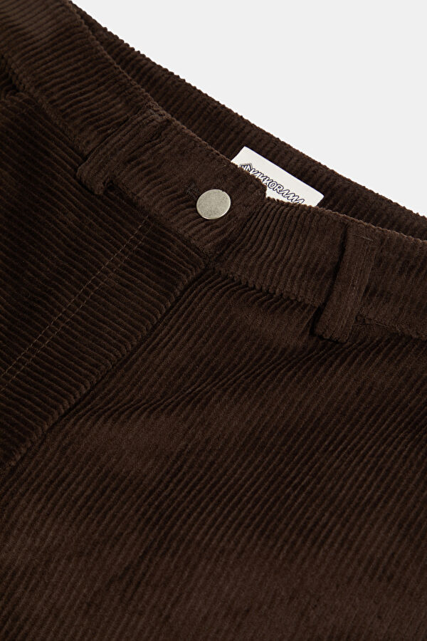 Dark Brown Women's Trousers 3