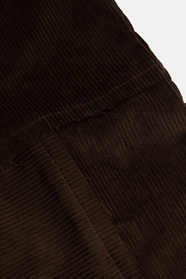 Dark Brown Women's Trousers 4