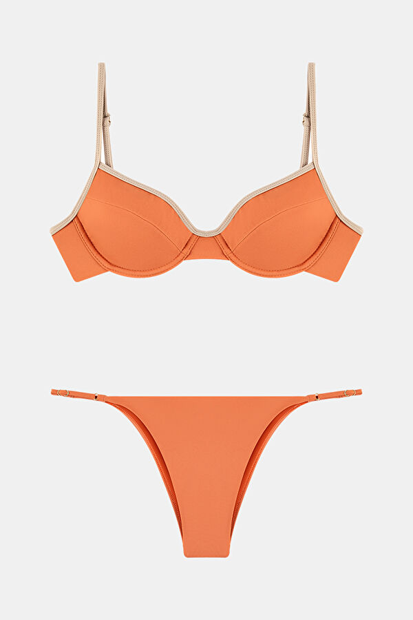 Pia Açık Turuncu Bikini