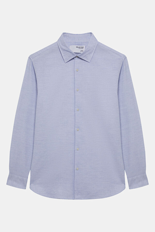 Light Blue Striped Men's Shirt