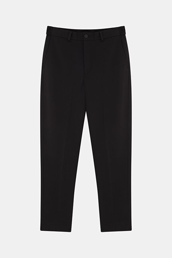 Slim Fit Black Men's Slim Leg Trousers