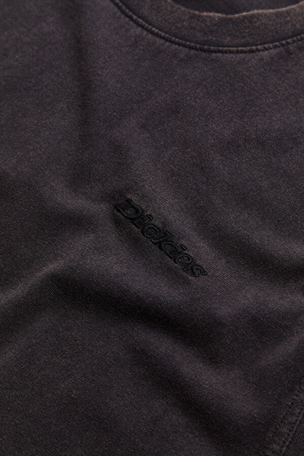 Relax Kalıp Antrasit Bisiklet Yaka T-Shirt 4
