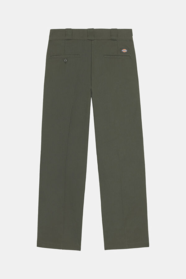 Khaki Straight Leg Men's Trousers 2