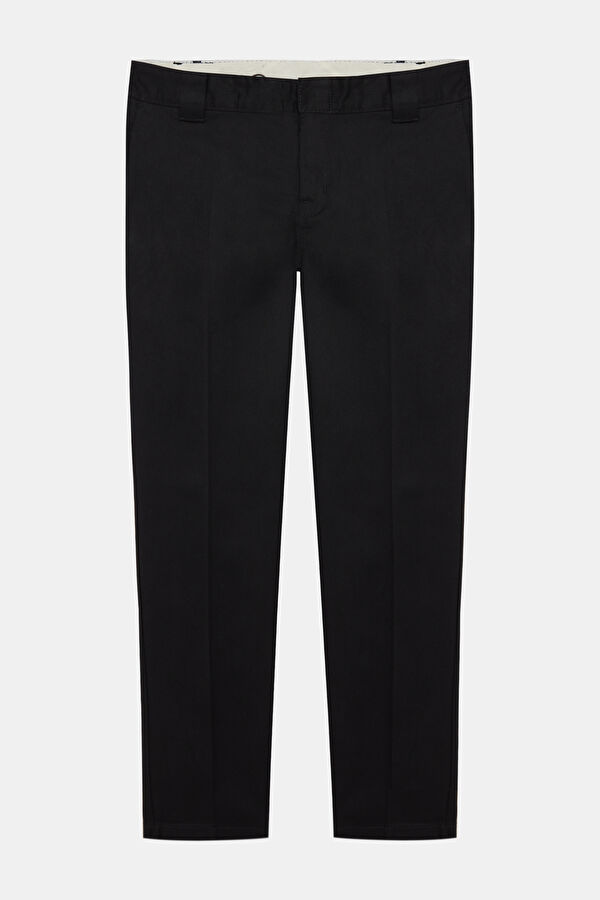 Black Straight Leg Men's Trousers