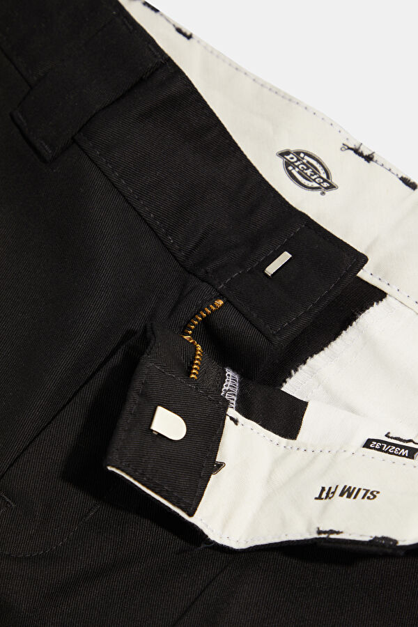 Black Straight Leg Men's Trousers 3