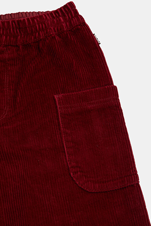 Burgundy Straight Leg Kids' Pants 3