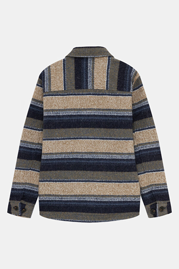 Multicolored Buttoned Men's Jacket 2
