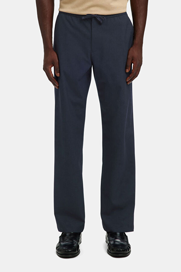 Navy Straight Men's Pants 2