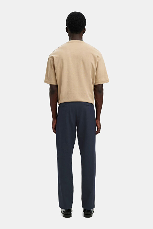 Navy Straight Men's Pants 3