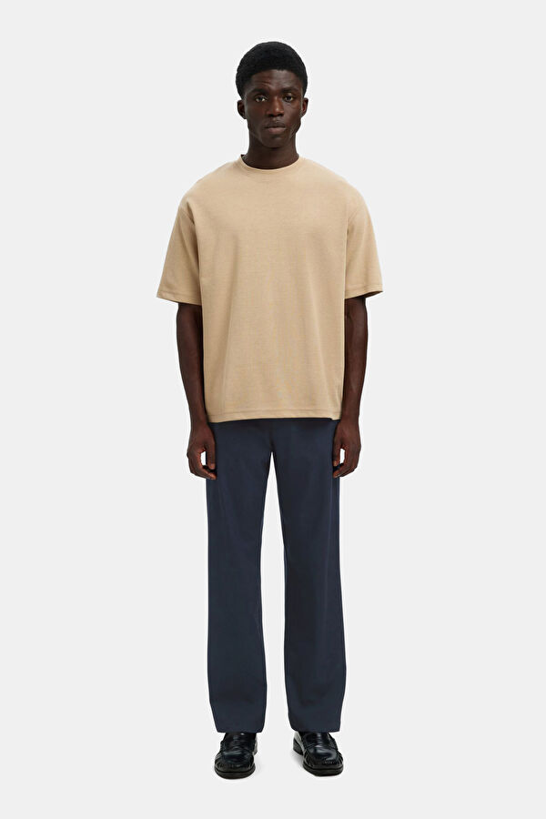 Navy Straight Men's Pants 4