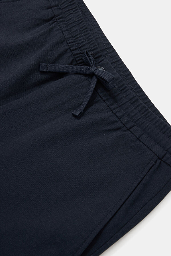 Navy Straight Men's Pants 6