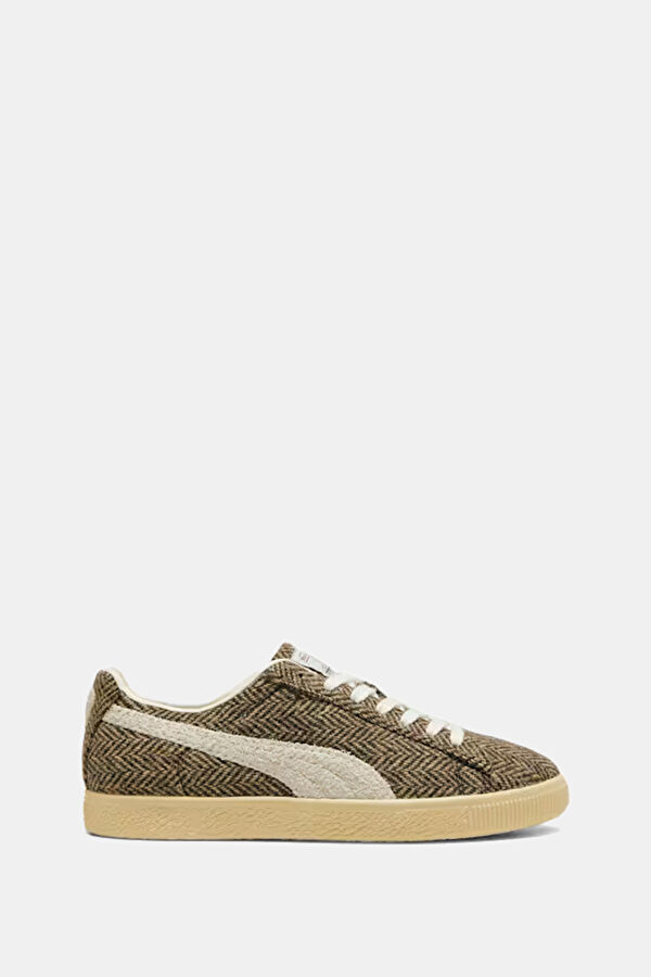 Clyde Harris Tweed Khaki Men's Sneakers