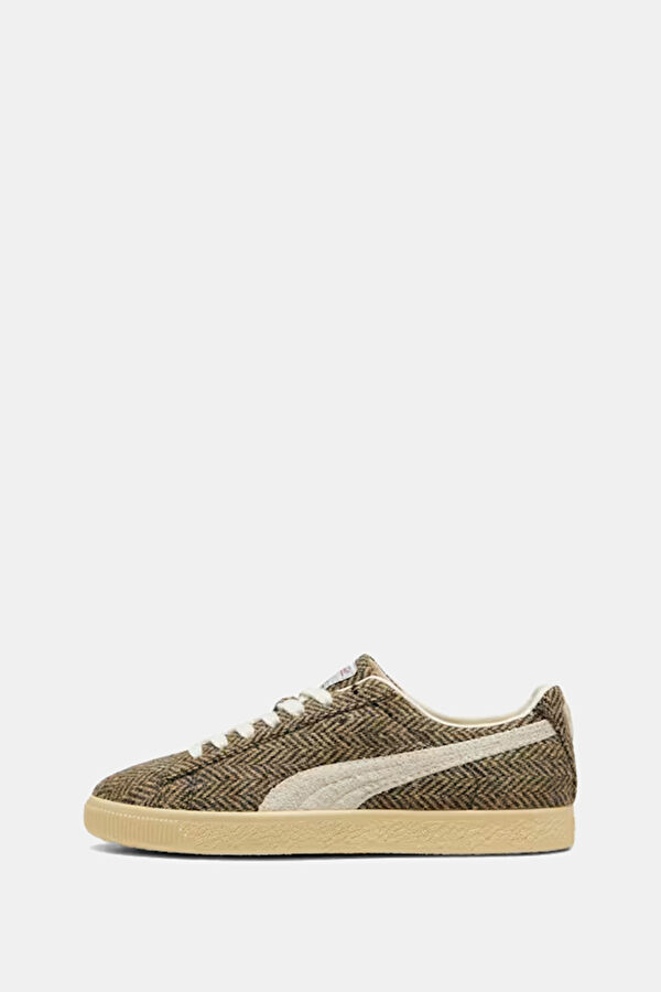 Clyde Harris Tweed Khaki Men's Sneakers 2