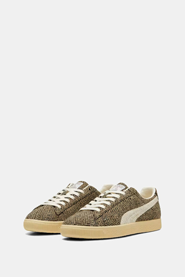 Clyde Harris Tweed Khaki Men's Sneakers 3