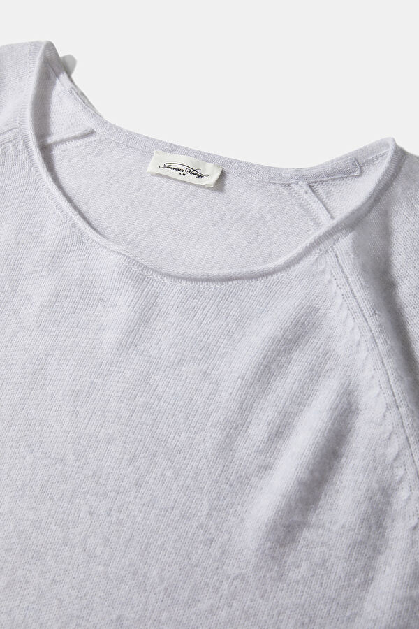 Light Grey Wool Knit Men's Sweater 3