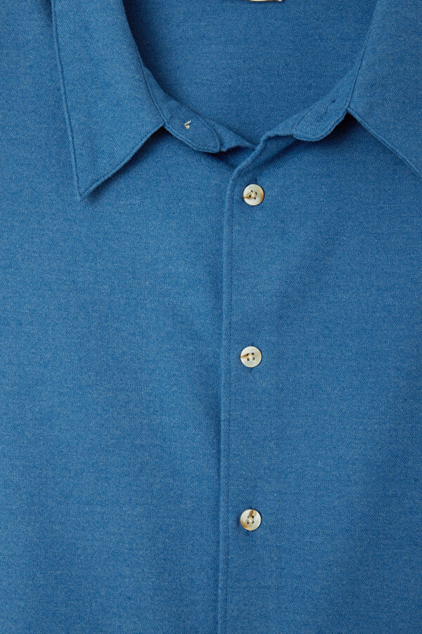 Relax Fit Blue Men's Shirt 2