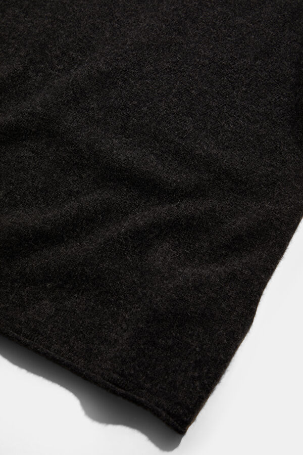 Anthracite Wool Knit Men's Sweater 4