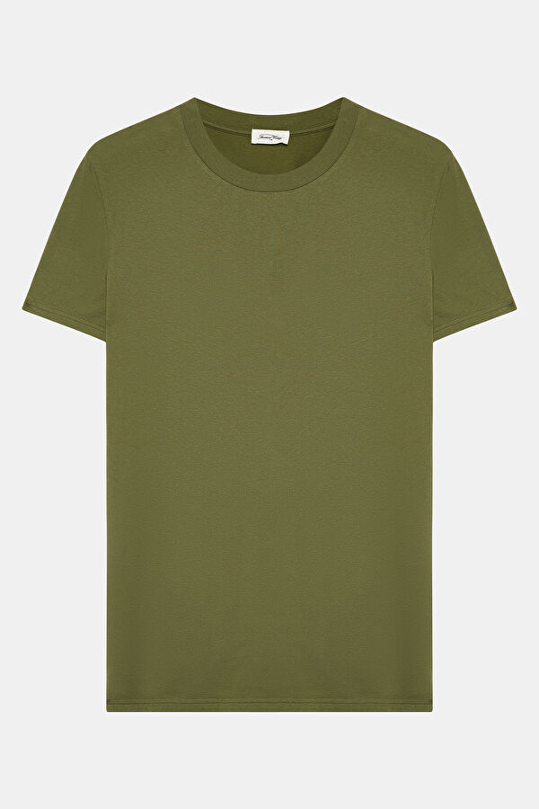Khaki Crew Neck Men's T-Shirt