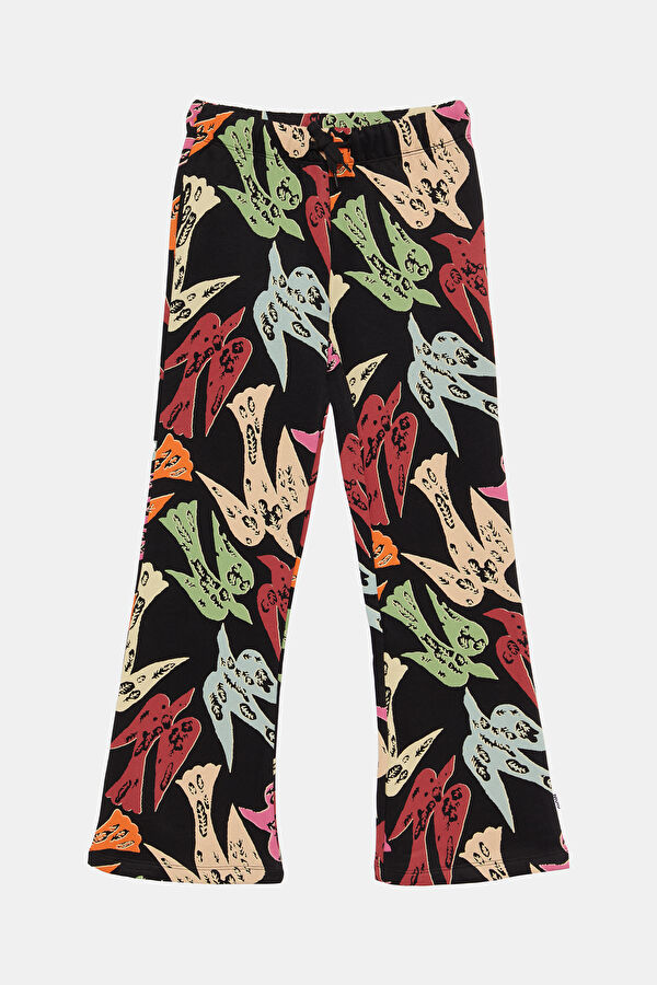 Black Straight Leg Kids' Pants