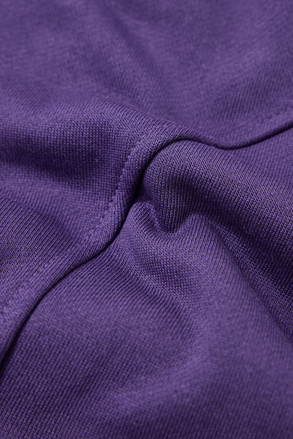 Oversize Mor Loose Erkek Spor Pantolon 4