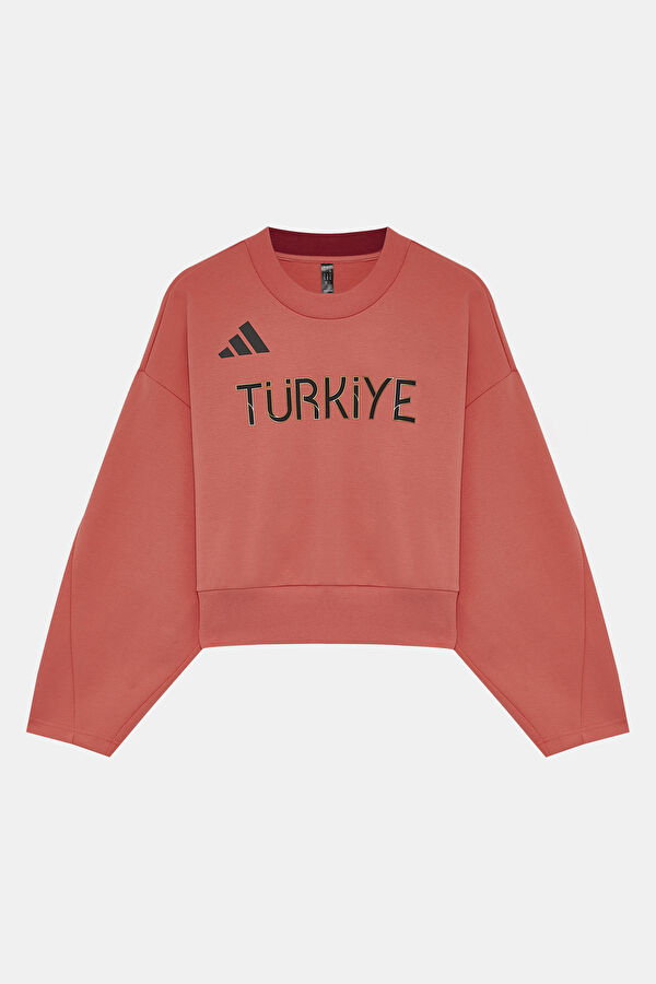 Türkiye Pembe Kapuşonlu Sweatshirt