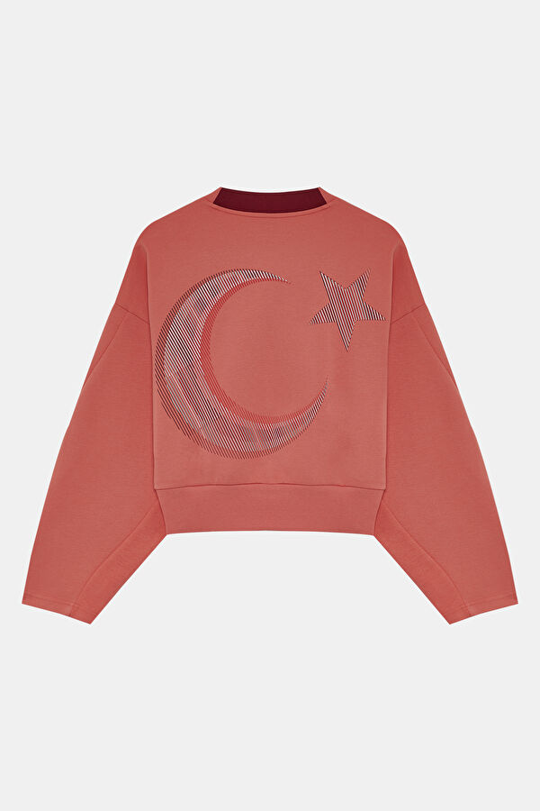 Türkiye Pembe Kapuşonlu Sweatshirt 2