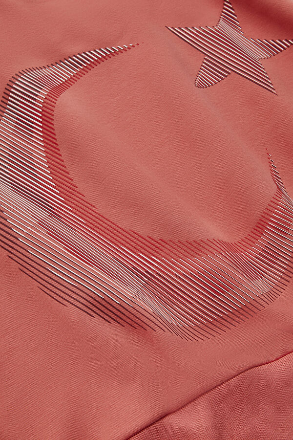 Türkiye Pembe Kapuşonlu Sweatshirt 4