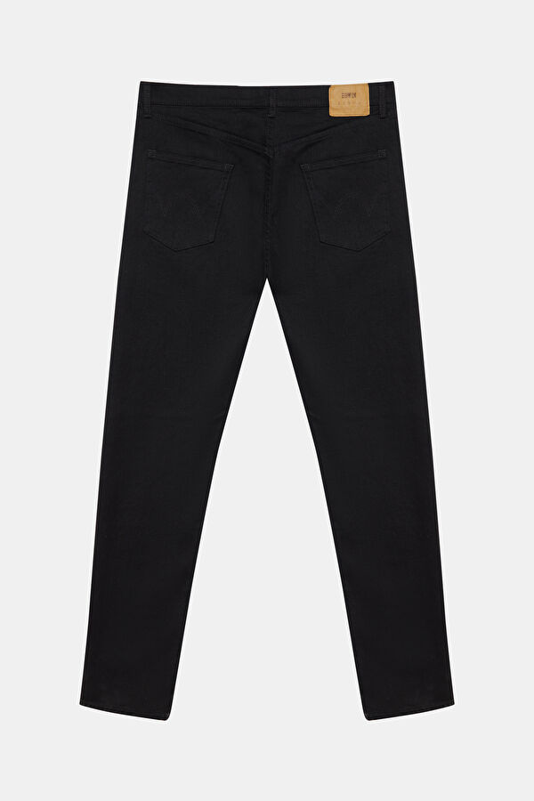 Siyah Boru Paça Kot Jean Erkek Pantolon 2