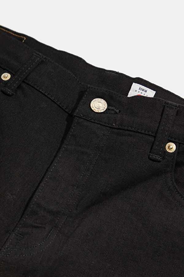 Siyah Boru Paça Kot Jean Erkek Pantolon 3