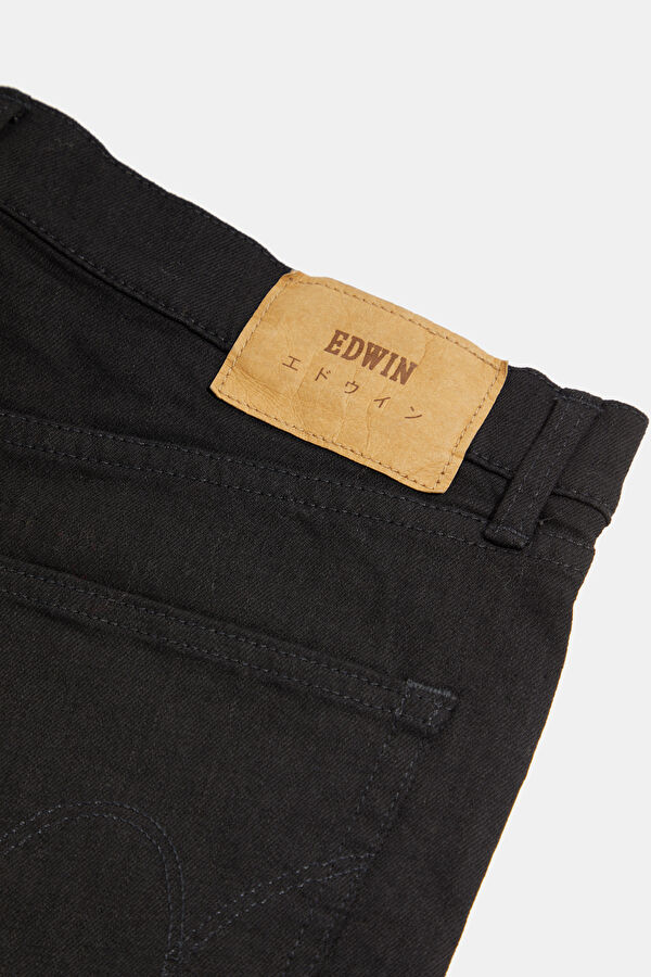 Siyah Boru Paça Kot Jean Erkek Pantolon 4