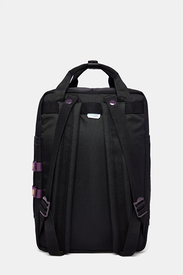Macaroon Happy Camper Serisi Siyah Unisex Sırt Çantası 3