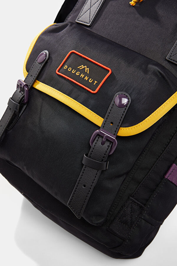 Macaroon Happy Camper Serisi Siyah Unisex Sırt Çantası 6