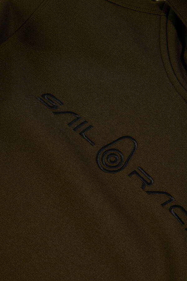 Haki Kapuşonlu Erkek Sweatshirt 4