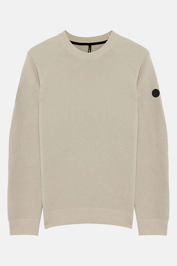 Bej Triko Erkek Kazak