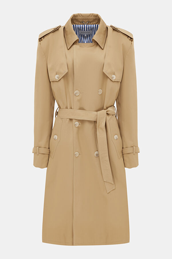 Beige Women's Trench Coat