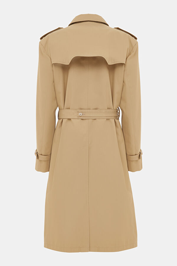 Beige Women's Trench Coat 2
