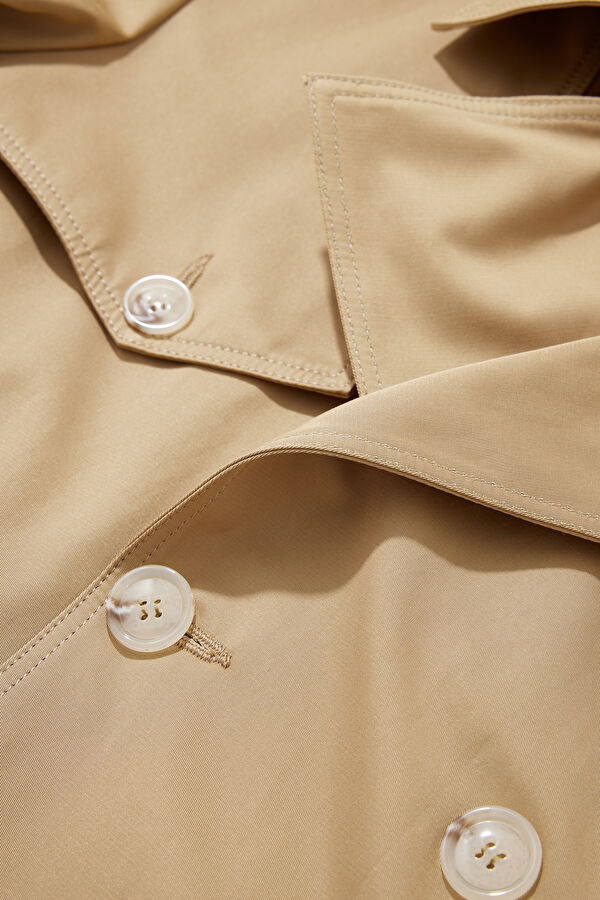 Beige Women's Trench Coat 4