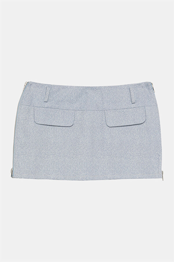 Light Blue Women's Skirt 2